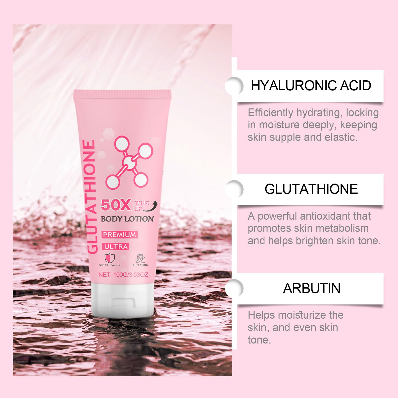Amazon.com : Glutathione Body Lotion for Even Skin Tone